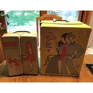 VINTAGE BARBIE and SKIPPER cases!